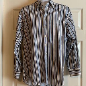 SCOTT BARBER, dress shirt, 100% cotton,   Great like new condition, large